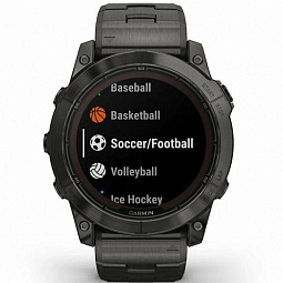 Умные часы Garmin FENIX 7X PRO Sapphire Solar Edition титановый угольно-серый корпус с титановым браслетом (010-02778-30) - фото 4