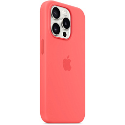 Чехол-накладка iPhone 15 Pro Silicone Case with MagSafe - Guava (MT1G3) - фото 5