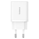 Зарядное устройство Baseus Cube Fast Charger U+C PD 30W, белый