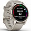 Умные часы Garmin FENIX 7S PRO Sapphire Solar, золотистый корпус со светло-песочным ремешком (010-02776-15) - фото 6
