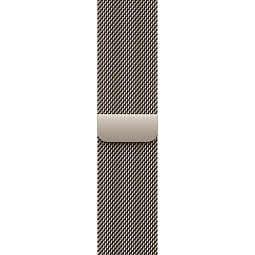 Apple Watch Series 10 46mm Titanium Case with Milanese Loop S/M, Natural (MC7Q4LW/A) - фото 3