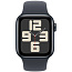 Apple Watch SE 2024 GPS 44mm Aluminium Case with Sport Band S/M, Midnight (Тёмная ночь), MXEJ3 - фото 5