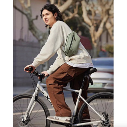 Поясная сумка MIJIA Multifunctional Sports and Leisure Chest Bag, зеленая - фото 3