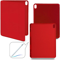 Чехол книжка Smart Case для iPad 11 (2025) Красный с отделением для Pencil - фото 1