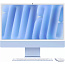 Apple iMac 24" Retina 4,5K, M4 (8C CPU, 8C GPU, 2024), 16 ГБ, 256 ГБ SSD, синий (MWUF3) - фото 4