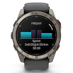 Умные часы Garmin FENIX 8 Pro 51mm Amoled Sapphire Titanium with Graphite/Black Silicone Band (010-03199-11) - фото 4