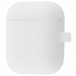 Чехол для AirPods силиконовый Белый - фото 2