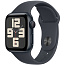Apple Watch SE 2024 GPS 40mm Aluminium Case with Sport Band M/L, Midnight (Тёмная ночь), MXE93 - фото 4