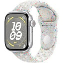 Фото Apple Watch Series 10 42mm GPS Aluminum Case with Nike Band M/L, Silver/Pure Platinum (MYJN3)