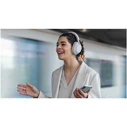 Беспроводные наушники Sony WH-1000XM5, Серебристый - фото 9