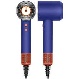 Фен Dyson Supersonic HD16 Vinca Blue/Topaz (Синий/Оранжевый), (515083-01) KR (евровилка), с кейсом - фото 2
