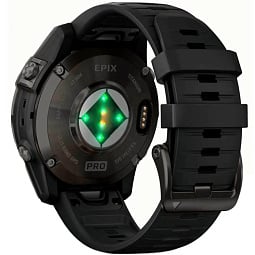 Умные часы Garmin Epix Pro (Gen 2) Sapphire Carbon 47 мм, Gray DLC Titanium with black band (010-02803-10) - фото 6