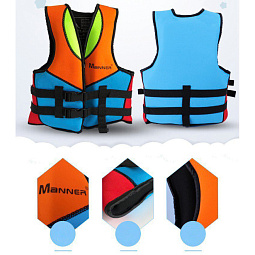 Детский спасательный жилет для плавания Manner, с ремнями, размер S - фото 3