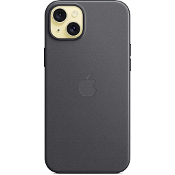 Чехол-накладка iPhone 15 Plus FineWoven Case with MagSafe - Black (MT423) - фото 5
