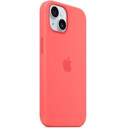 Чехол-накладка iPhone 15 Silicone Case with MagSafe - Guava (MT0V3) - фото 6