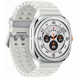 Умные часы Samsung Galaxy Watch Ultra 2025 47mm LTE Titanium White White Band, белый - фото 3