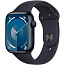 Apple Watch Series 9 GPS 45mm Aluminum Case with Sport Band S/M, Midnight (Тёмная ночь), MR993LW/A - фото 6