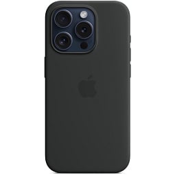 Чехол-накладка iPhone 15 Pro Silicone Case with MagSafe - Black (MT1A3) - фото 4