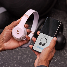 Беспроводные наушники Beats Solo 4 Wireless Cloud Pink (Розовый) (MUW33) - фото 8