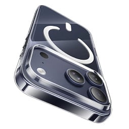 Чехол-накладка Hoco AS4 для iPhone 17 Pro 6.3 силиконовая прозрачная с MagSafe - фото 4