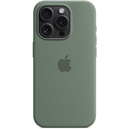 Чехол-накладка iPhone 15 Pro Silicone Case with MagSafe - Cypress (MT1J3) - фото 4