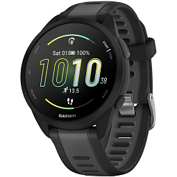 Умные часы Garmin Forerunner 165 Music Black/ Slate (010-02863-B0) - фото 1