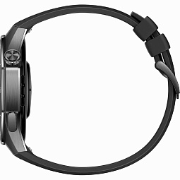 Умные часы Huawei Watch GT 5 Pro 46mm Black Fluoroelastomer Strap (черный) - фото 5