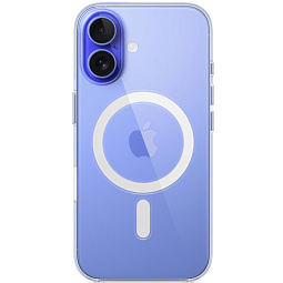 Чехол-накладка для iPhone 16 прозрачная с MagSafe - фото 1