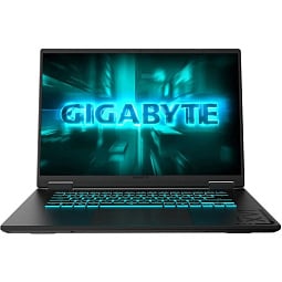 Игровой ноутбук Gigabyte Gaming A16 GA63H  16", AMD Ryzen 7 260, RAM 16 ГБ, SSD 512 ГБ, NVIDIA GeForce RTX 5050 для ноутбуков 8 Гб, без ОС, 3THK3KZ893SD, черный - фото 1
