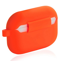 Чехол силиконовый для AirPods Pro 2 оранжевый - фото 4