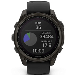 Умные часы Garmin FENIX 8 47mm Solar Sapphire Titanium Carbon Gray (010-02906-11) - фото 5