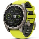 Умные часы Garmin Fenix 8 47mm SOLAR Sapphire Titanium with Amp Yellow/Graphite Silicone Band (010-02906-20)