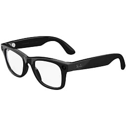 Умные очки Ray-Ban Meta Wayfarer Shiny Black Clear, 155 - 53 Size (L) - фото 3