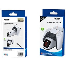 Зарядная док станция подставка для Dualshock PS5 с индикацией (Dobe TP5-0515B) - фото 6