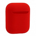 Фото Чехол силиконовый для AirPods ультра-тонкий Красный
