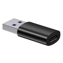 Переходник BASEUS Ingenuity Series Mini OTG, Type-C to USB-A 3.1, черный, ZJJQ000101 - фото 3