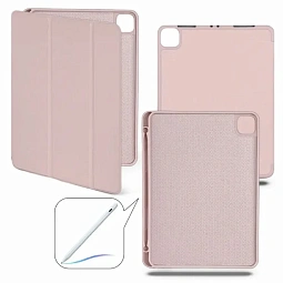 Чехол книжка Smart Case для iPad Pro 13 2024/2025 Светло-розовый с отделением для Pencil - фото 1