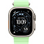 Apple Watch Ultra 3 (2025) 49mm Natural Titanium Case with Neon Green Ocean Band, MF1V4 - фото 5