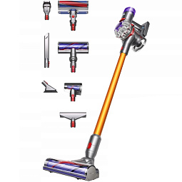Пылесос Dyson V8 Absolute (SV25) EU 2022, silver/yellow - фото 2
