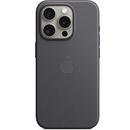 Чехол-накладка iPhone 15 Pro FineWoven Case with MagSafe - Black (MT4H3) - фото 1