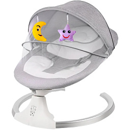 Детское кресло-качалка multifunctional baby rocking chair, серый - фото 1