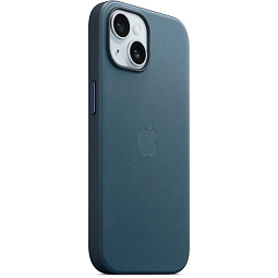 Чехол-накладка iPhone 15 FineWoven Case with MagSafe - Pacific Blue (MT3G3) - фото 2