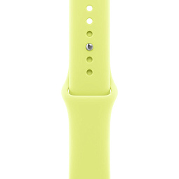 Apple Watch SE 3 2025 40mm Aluminium Case with Sport Band, Midnight/Neon Yellow - фото 3