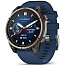 Умные часы Garmin Quatix 8 47mm AMOLED Sapphire, титановые с синим ремешком, (010-02904-51) - фото 13