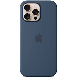 Чехол-накладка iPhone 16 Pro Max Silicone Case with MagSafe - Denim (MYYU3) - фото 1