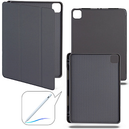 Чехол книжка Smart Case для iPad Air 13 (2024) Темно-серый с отделением для Pencil - фото 1
