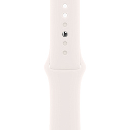 Apple Watch Series 10 46mm GPS Aluminum Case with Sport Band S/M, Rose Gold/Light Blush (MWWT3) - фото 3