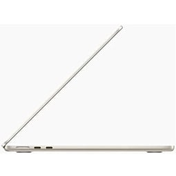 13.6" Ноутбук Apple MacBook Air 13 Apple M2 2024 2560x1664, RAM 16 ГБ, SSD 256 ГБ, 8C CPU/8C GPU, macOS, Starlight (MC7W4) - фото 4