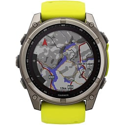 Умные часы Garmin Fenix 8 51mm Solar Sapphire Titanium with Yellow Graphite Silicone (010-02907-20) - фото 4