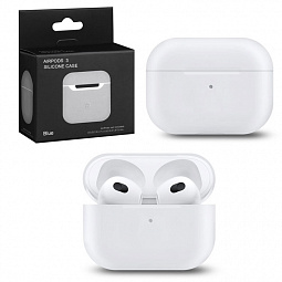 Чехол для AirPods 3 силиконовый ультра-тонкий White - фото 2
